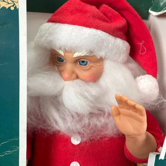 Vintage HERITAGE Santa Claus Ready to Dress 16" Posable Doll NIB Box Damaged - Picture 2 of 8